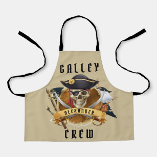 Pirate Galley Crew Personalise  Apron