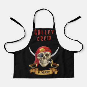 Pirate Galley Crew Personalise Apron