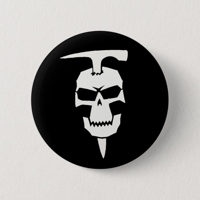 Pirate Geologist 6 Cm Round Badge (Front)