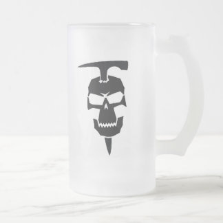 Pirate Geologist Frosted Glass Beer Mug