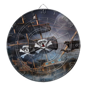 PIRATE GHOST SHIP DARTBOARD
