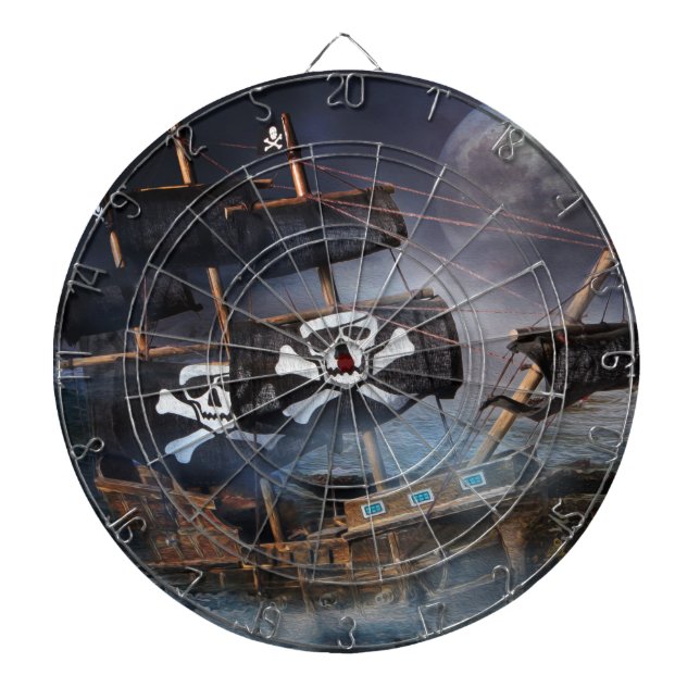 PIRATE GHOST SHIP DARTBOARD (Front)