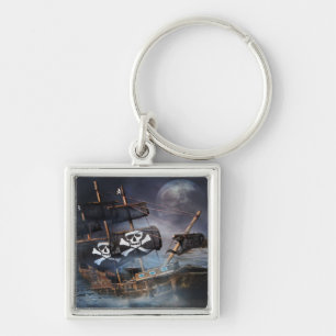 PIRATE GHOST SHIP KEY RING