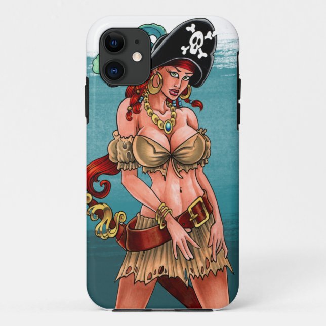Pirate Girl Iphone 5 Case (Back)