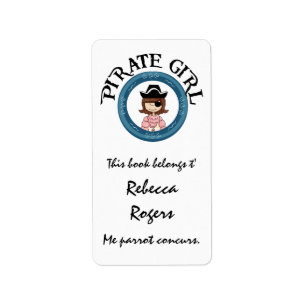 Pirate Girl Label