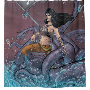 Pirate Girl Shower Curtain