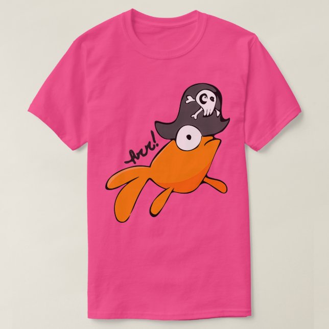 Pirate Goldfish T-Shirt (Design Front)
