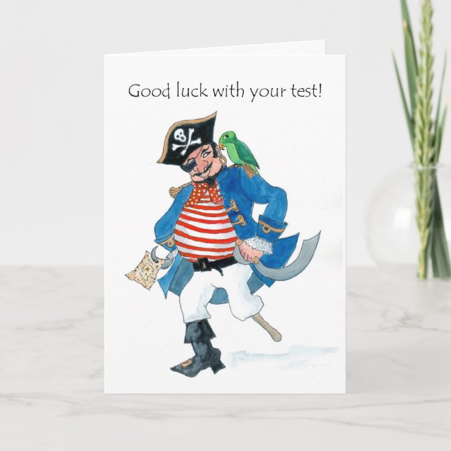 Pirate Good Luck Card (Front)