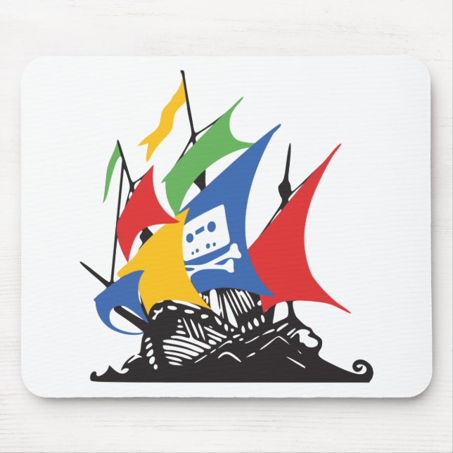 Pirate Google Mouse Mat (Front)