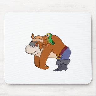 Pirate Gorilla Mouse Mat