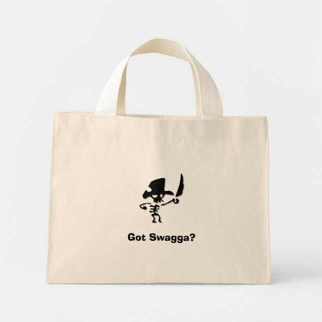 Pirate Got Swagga Mini Tote Bag (Front)