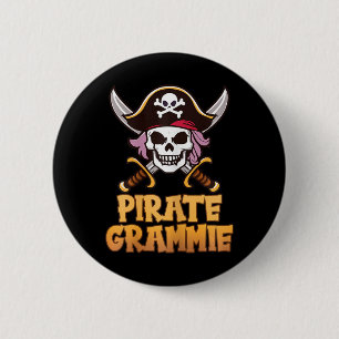 Pirate Grammie Funny Captain Grandma Halloween Cos 6 Cm Round Badge