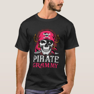 Pirate Grammy Skull Halloween Costumes Family Matc T-Shirt