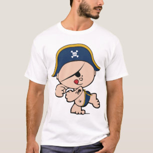 Pirate graphic tee for kids