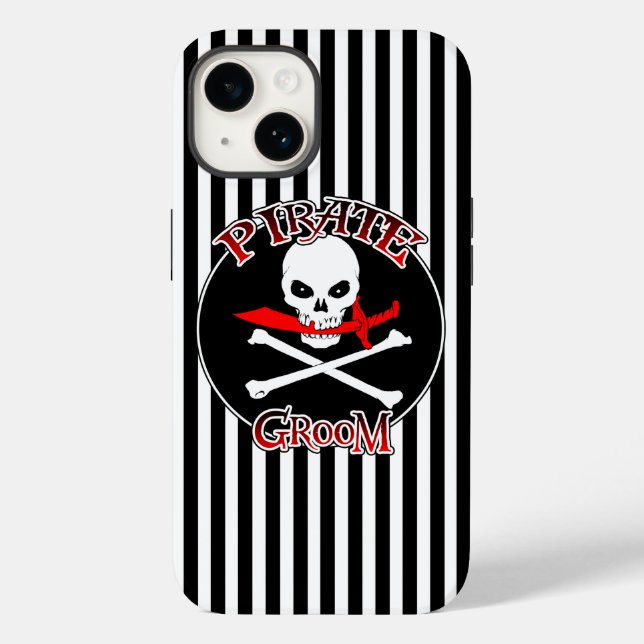 Pirate Groom iPhone 12 Case (Back)