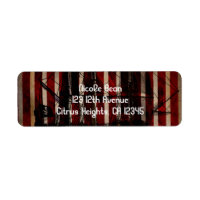 Pirate Grunge Birthday Party Address Labels