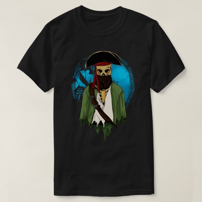 Pirate Halloween Party 1 T-Shirt (Design Front)