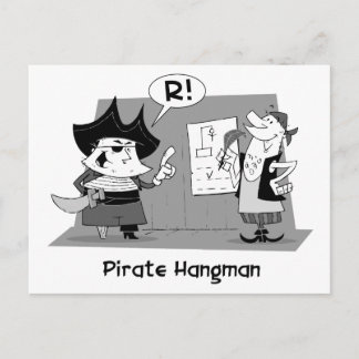 Pirate Hangman Postcard
