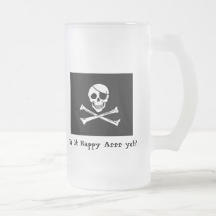 Pirate Happy Hour Custom Frosted Mug