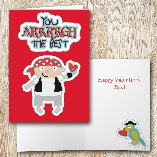 Pirate Heart Valentine Card (Creator Uploaded)