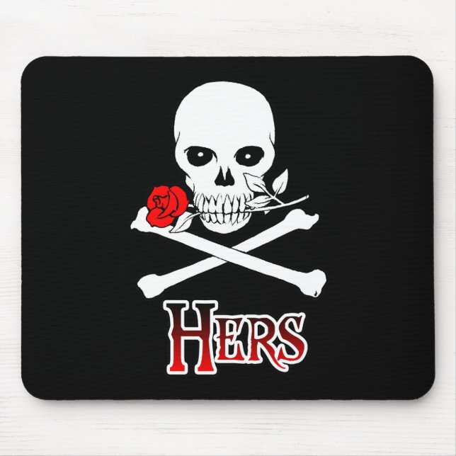 Pirate Hers Mouse Mat (Front)