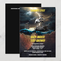 Pirate high seas chase ghost ship map theme