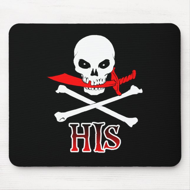 Pirate His Mouse Mat (Front)