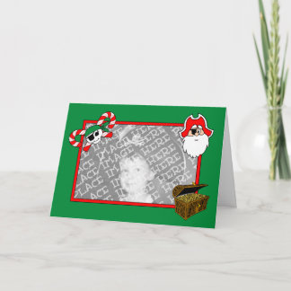 Pirate Holiday Card Template (Design#2)