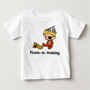 Pirate in Training baby t-shirt
