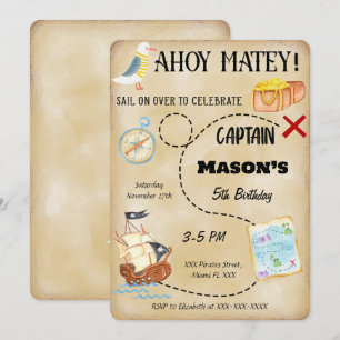 Pirate Invitation
