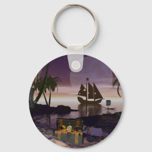 Pirate Island Keychain