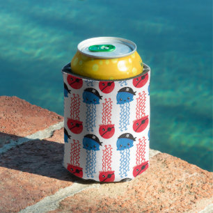 Pirate Jellyfish, Jellyfish Pattern, Sea Animals Can Cooler