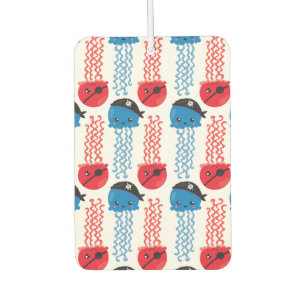 Pirate Jellyfish, Jellyfish Pattern, Sea Animals Car Air Freshener