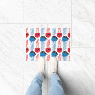 Pirate Jellyfish, Jellyfish Pattern, Sea Animals Doormat