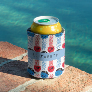 Pirate Jellyfish, Jellyfish Pattern, Your Name Can Cooler