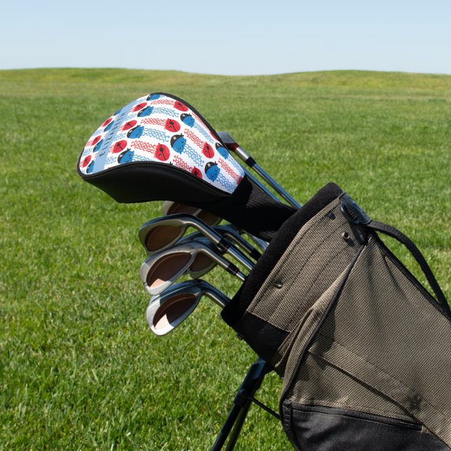 Pirate Jellyfish, Jellyfish Pattern, Your Name Golf Head Cover (In Situ)