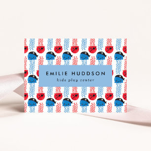 Pirate Jellyfish, Play Centre, Activity Centre Business Card