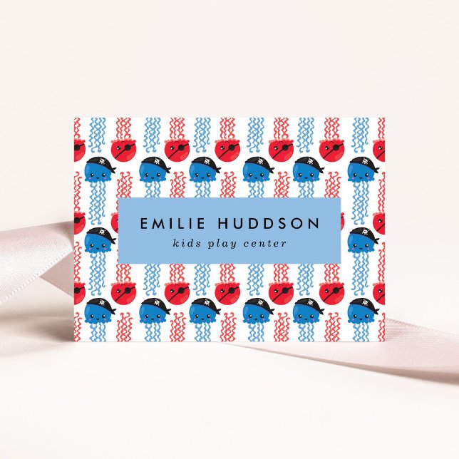 Pirate Jellyfish, Play Centre, Activity Centre Business Card (Creator Uploaded)