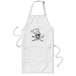 Pirate Jolly Roger Chef or Barbecue Apron