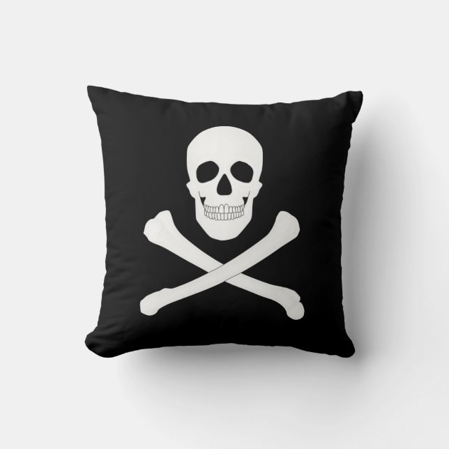 Pirate (Jolly Roger) Flag Cushion (Front)