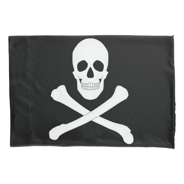 Pirate (Jolly Roger) Flag Pillowcase (Front)