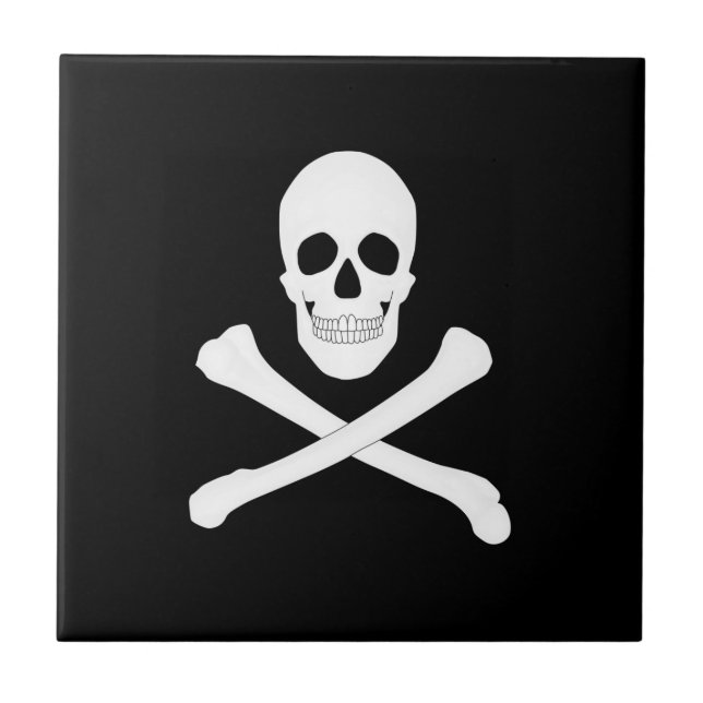 Pirate (Jolly Roger) Flag Tile (Front)