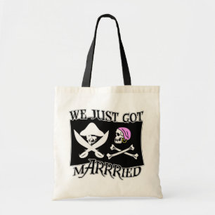 Pirate Just Married Tote Bag