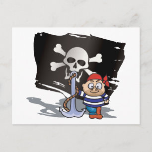 Pirate Kid Postcard