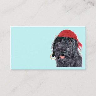 Pirate Labradoodle Business Cards
