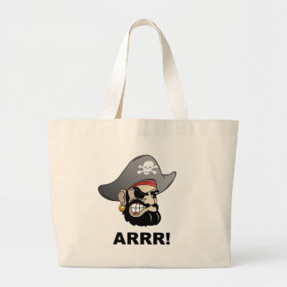 Pirate Large Tote Bag
