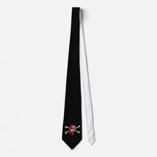 Pirate Laurent Drapeau with extra long tongue Tie (Front)