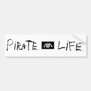Pirate Life Bumper Sticker