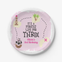 Pirate life for THREE me Pink Birthday
