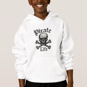 Pirate Life Skull & Crossbones Grunge Design